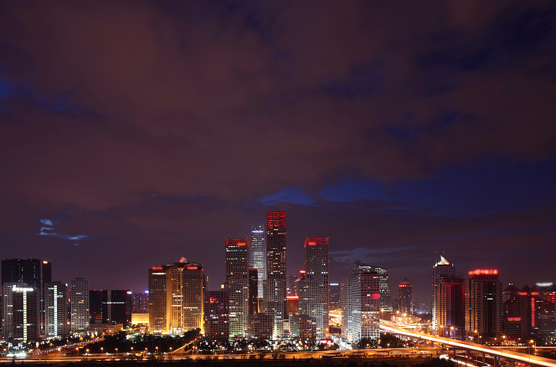 北京城市建筑夜景图片下载