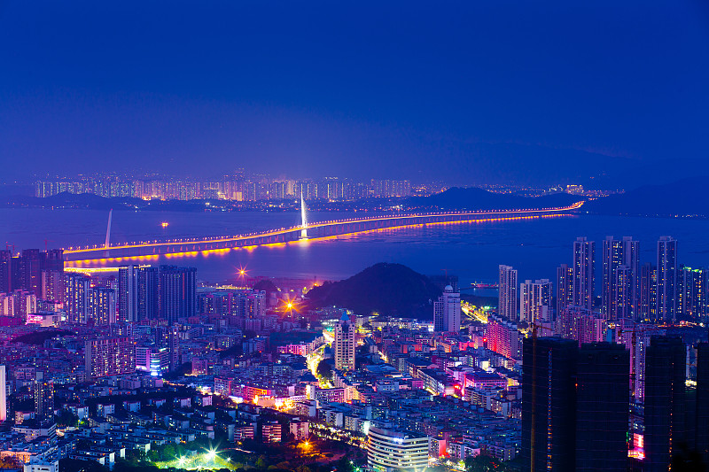 深圳城市建筑夜景图片下载