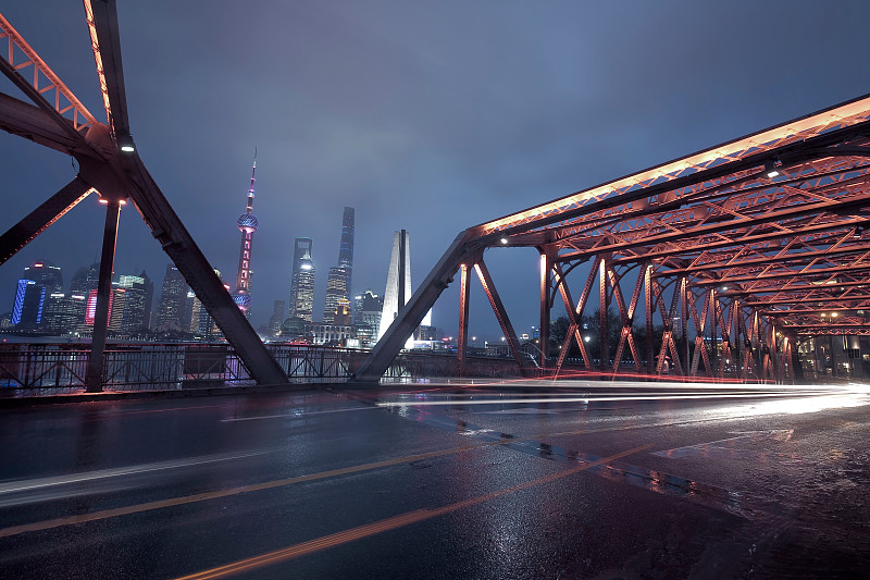 上海外白渡桥夜景图片下载