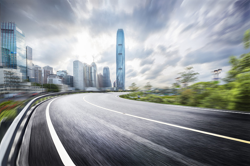 香港城市与道路图片素材