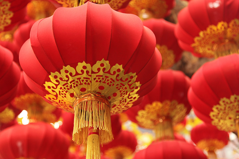 中国文化:红灯笼节图片素材
