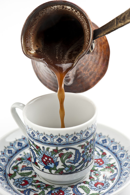 土耳其咖啡服务图片素材