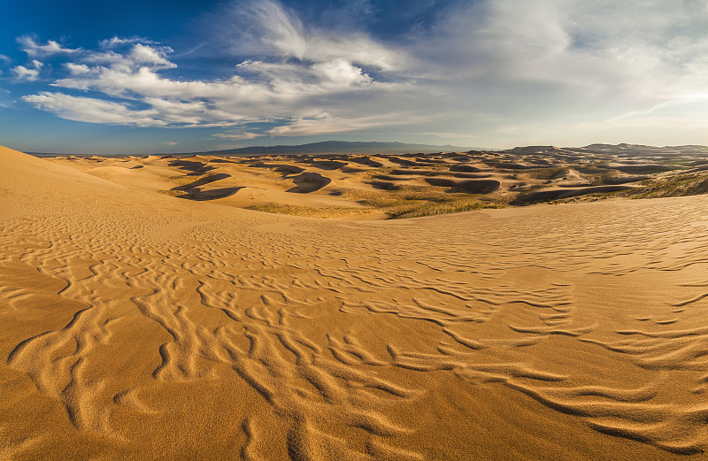 沙漠中的沙子图案图片素材