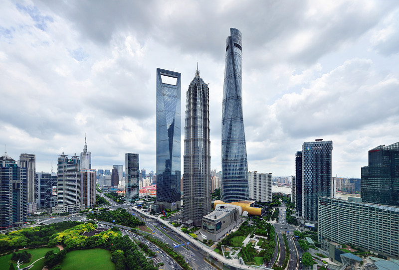 上海标志性的摩天大楼图片下载