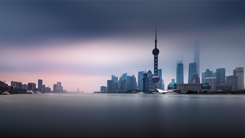 上海黄浦江。图片素材