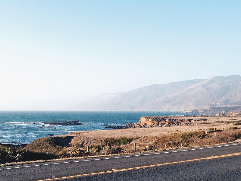 大苏尔，加州的太平洋海岸公路图片素材