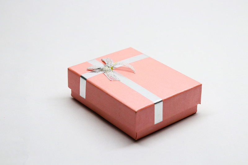 粉红色的礼物盒图片素材
