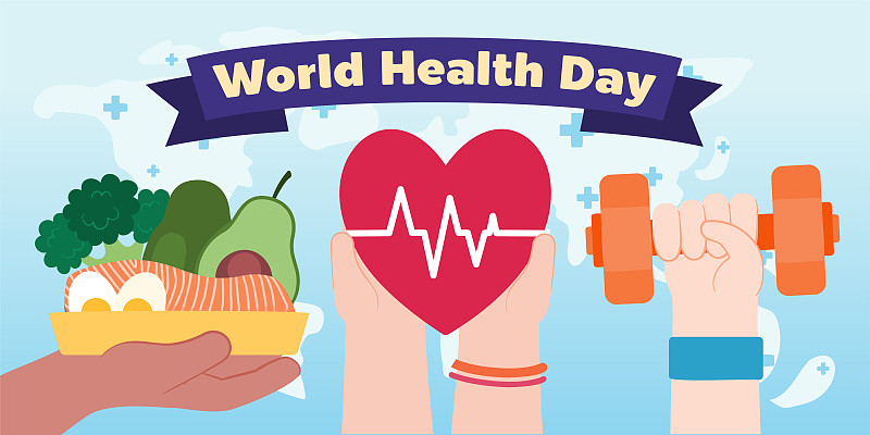 世界卫生日的概念。保健、健康保护的全球国际活动图片下载