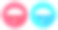 伞。圆形图标与长阴影在红色或蓝色的背景图标icon图片