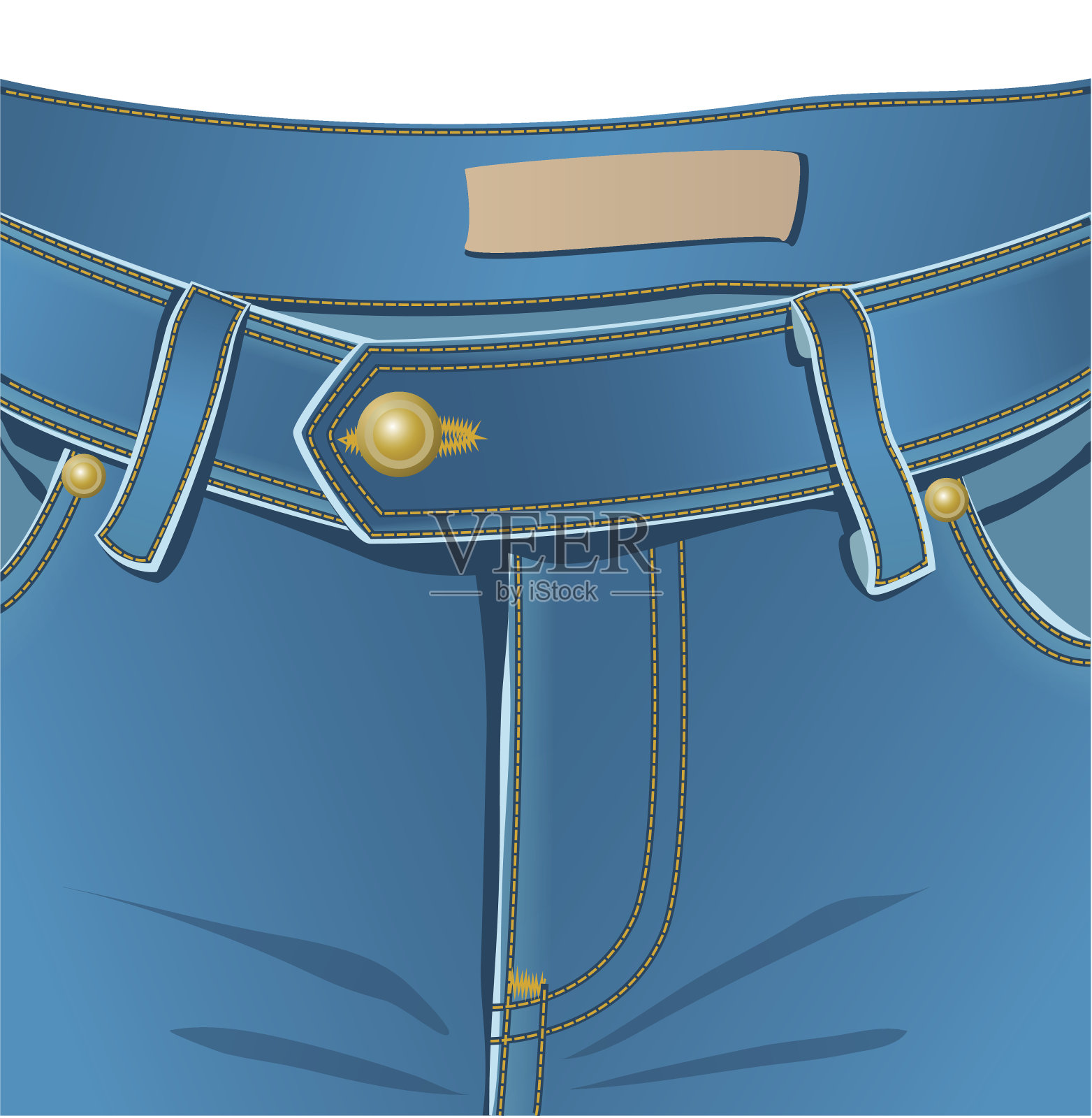 牛仔裤插画图片素材