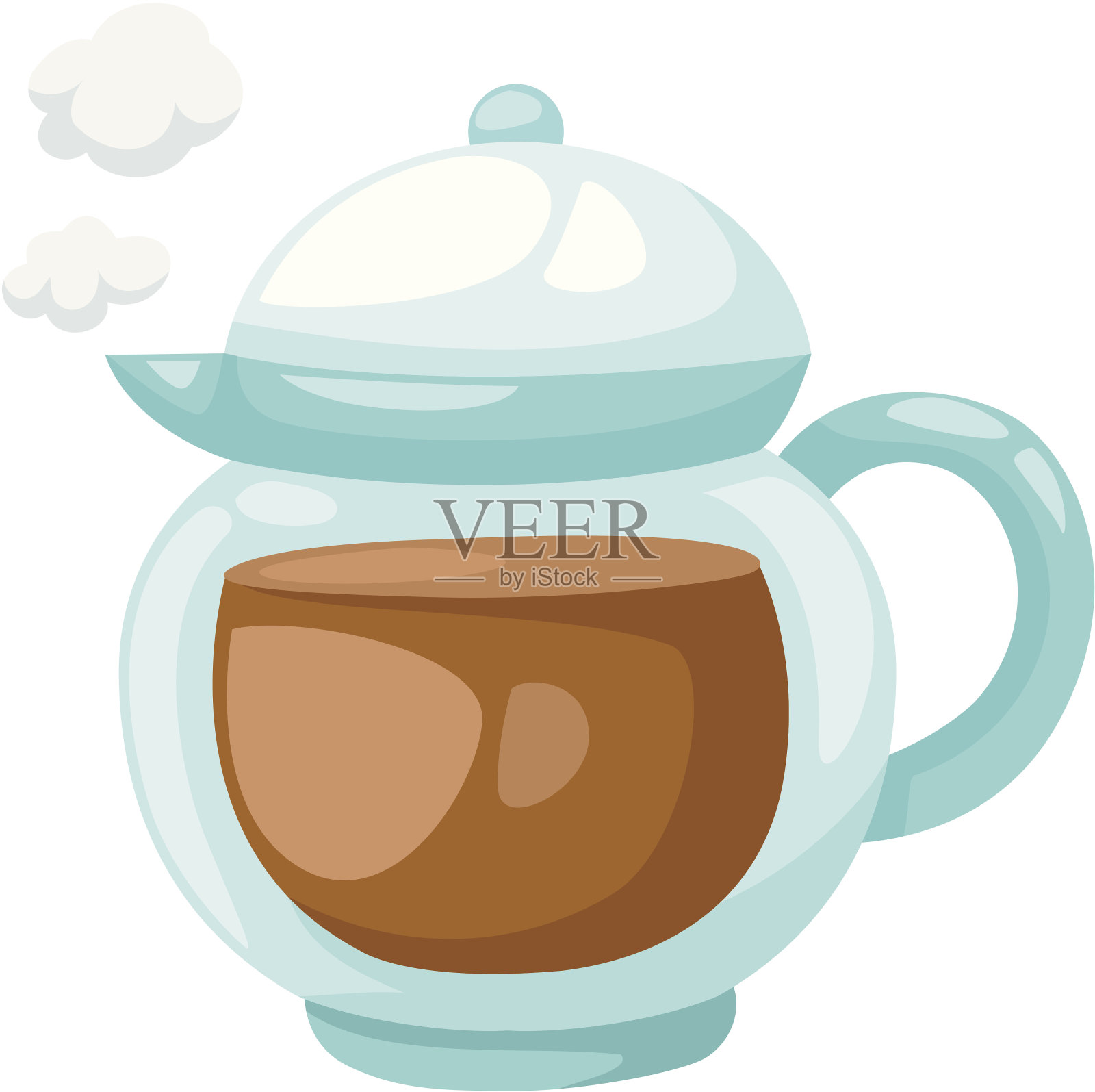 茶壶设计元素图片