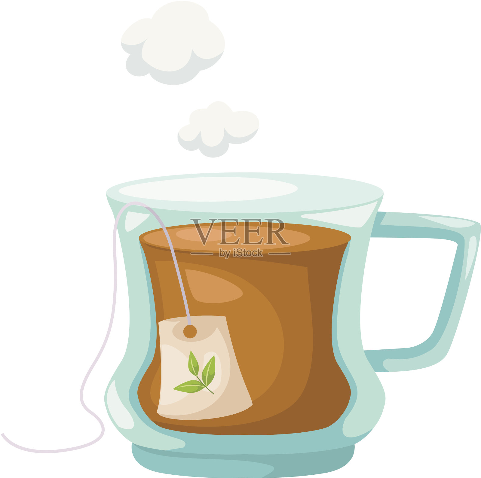 茶杯插画图片素材