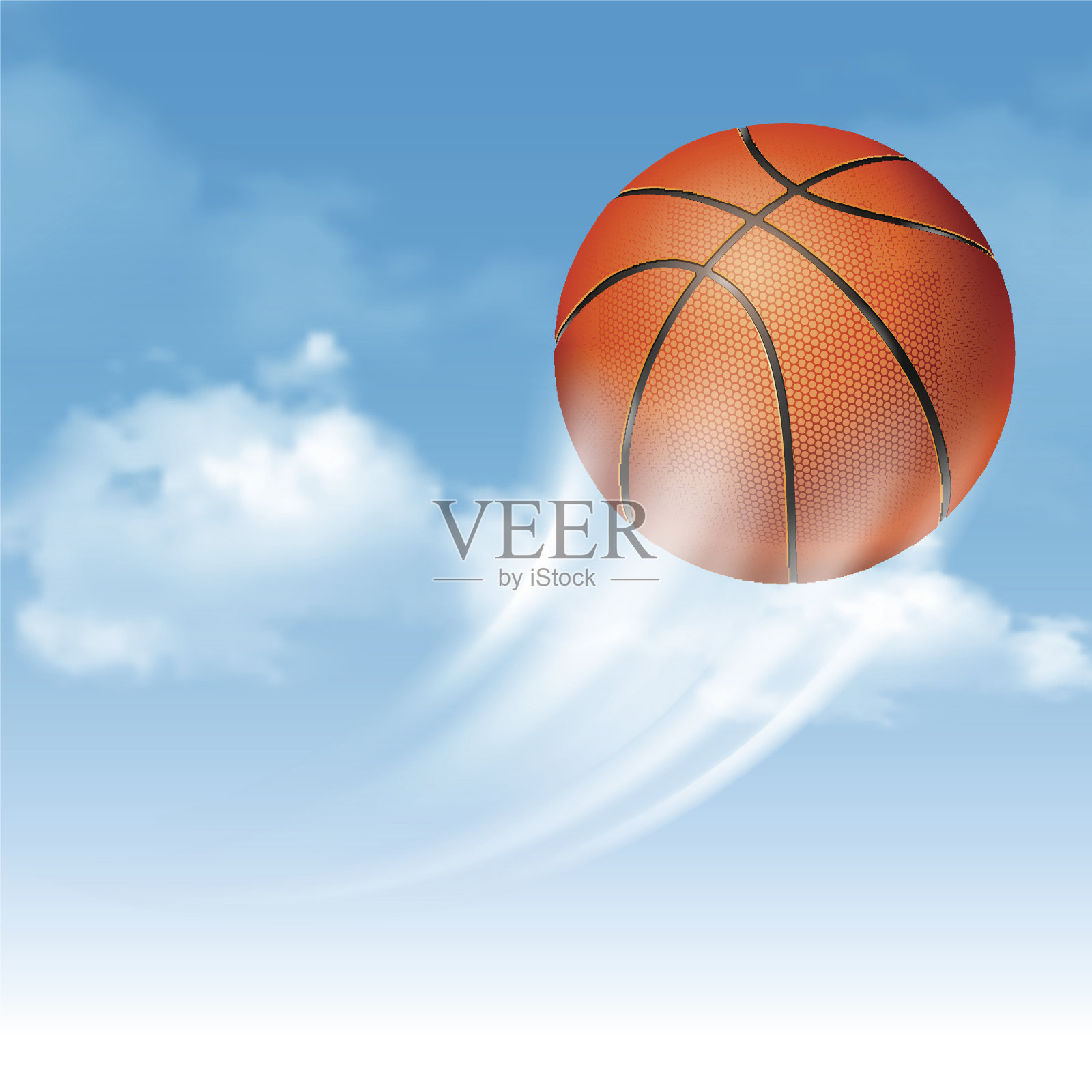 篮球球插画图片素材