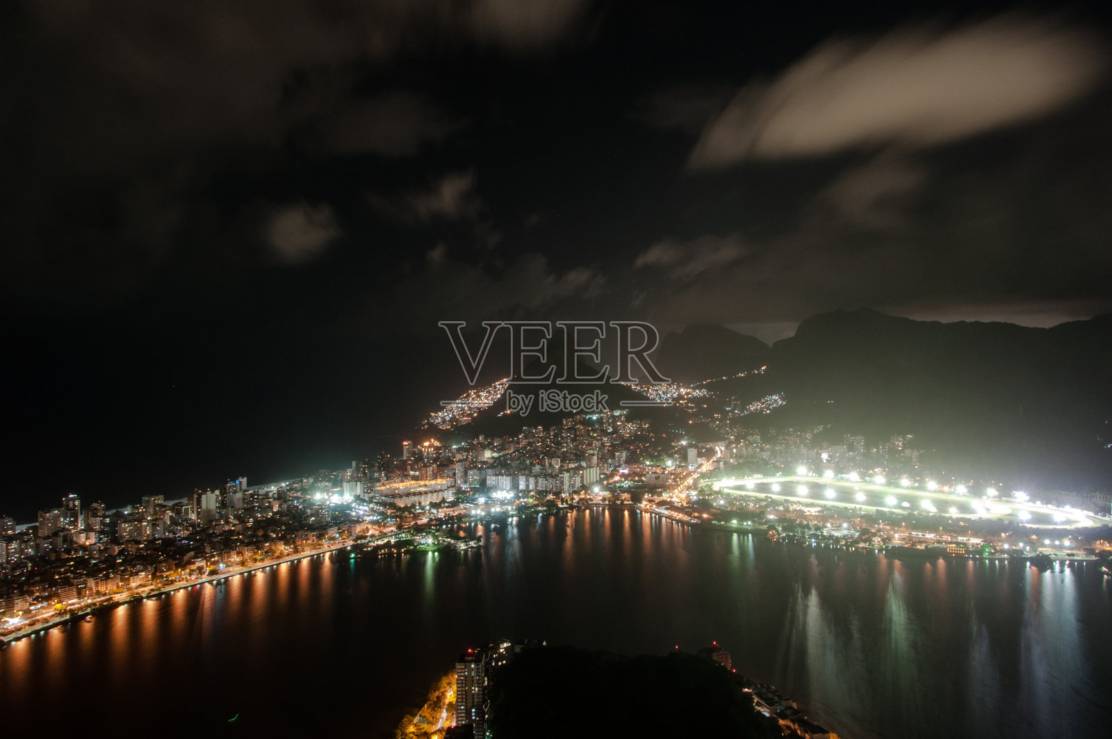 里约热内卢夜景照片摄影图片