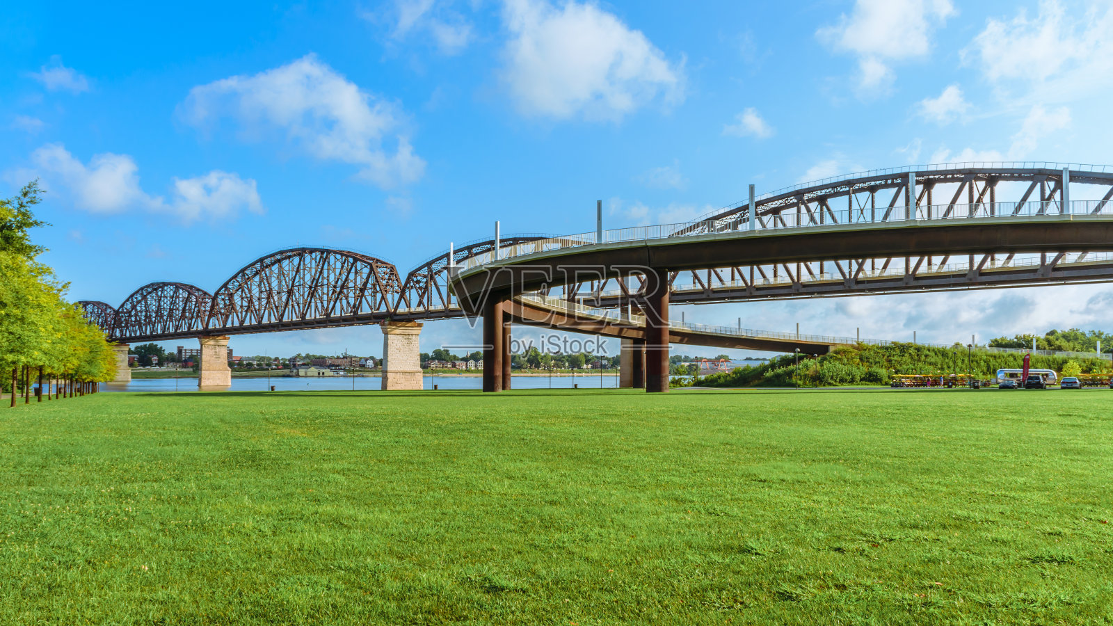 四大桥路易斯维尔肯塔基州照片摄影图片