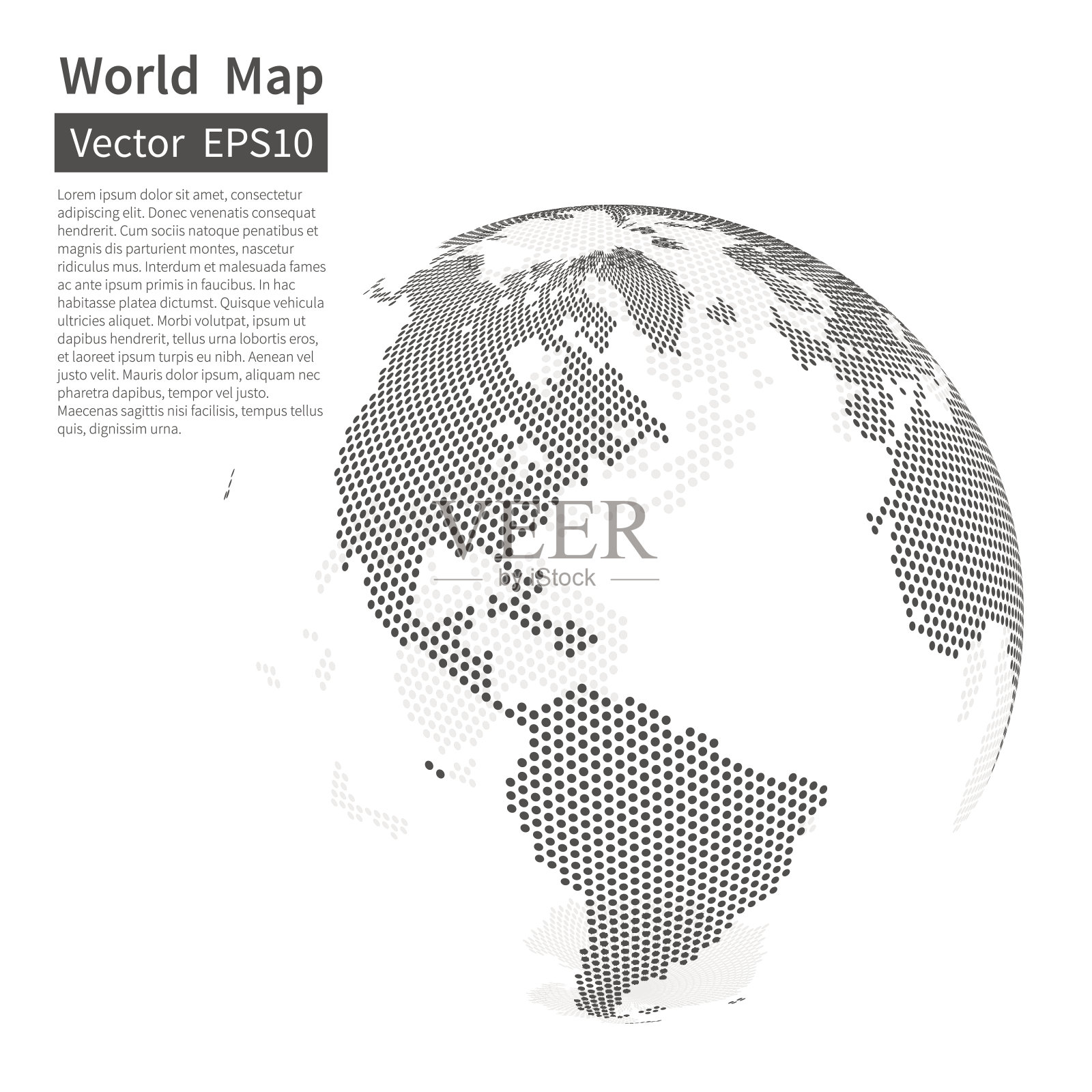虚线世界地图背景。地球各地。全球化的概念设计元素图片