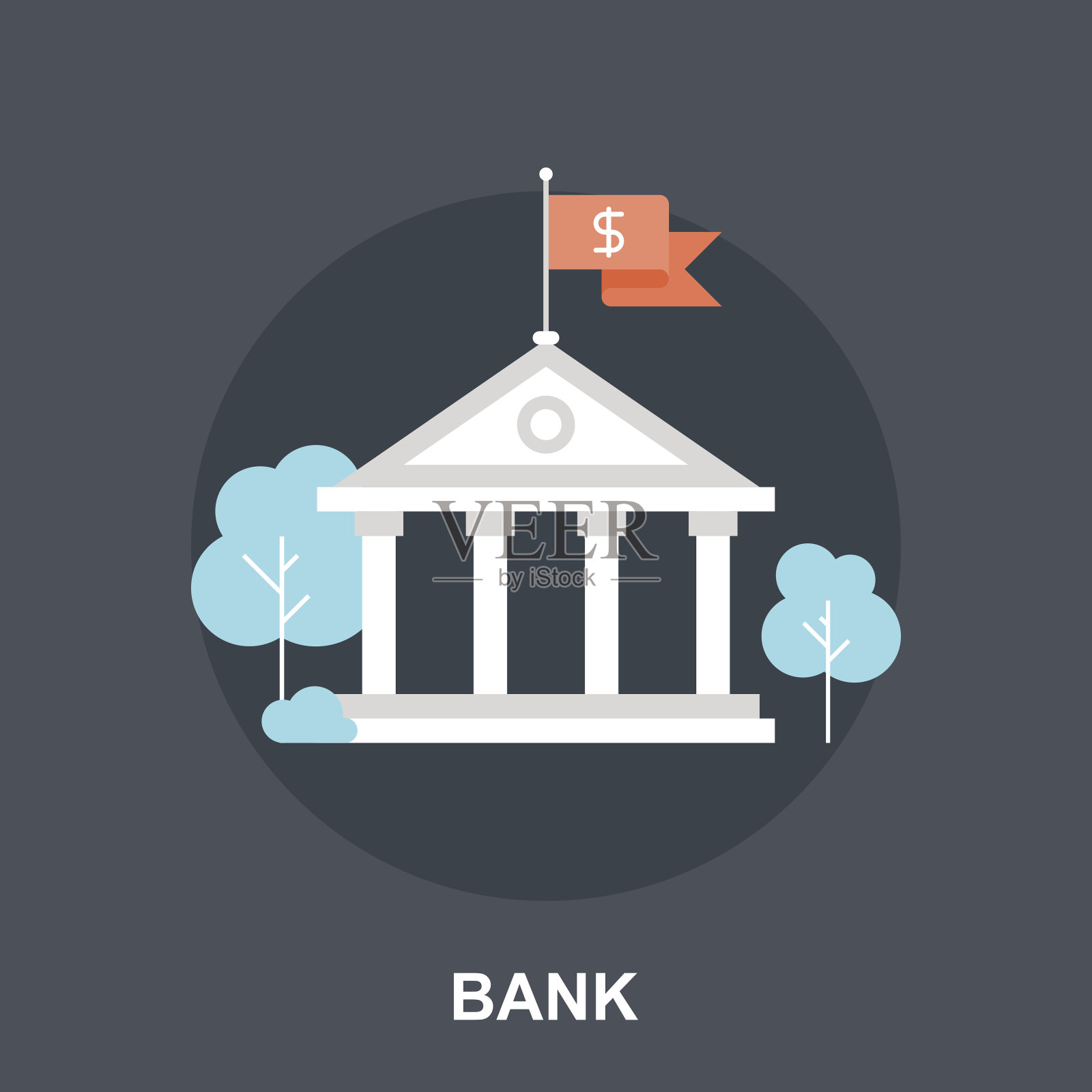 银行的概念设计元素图片