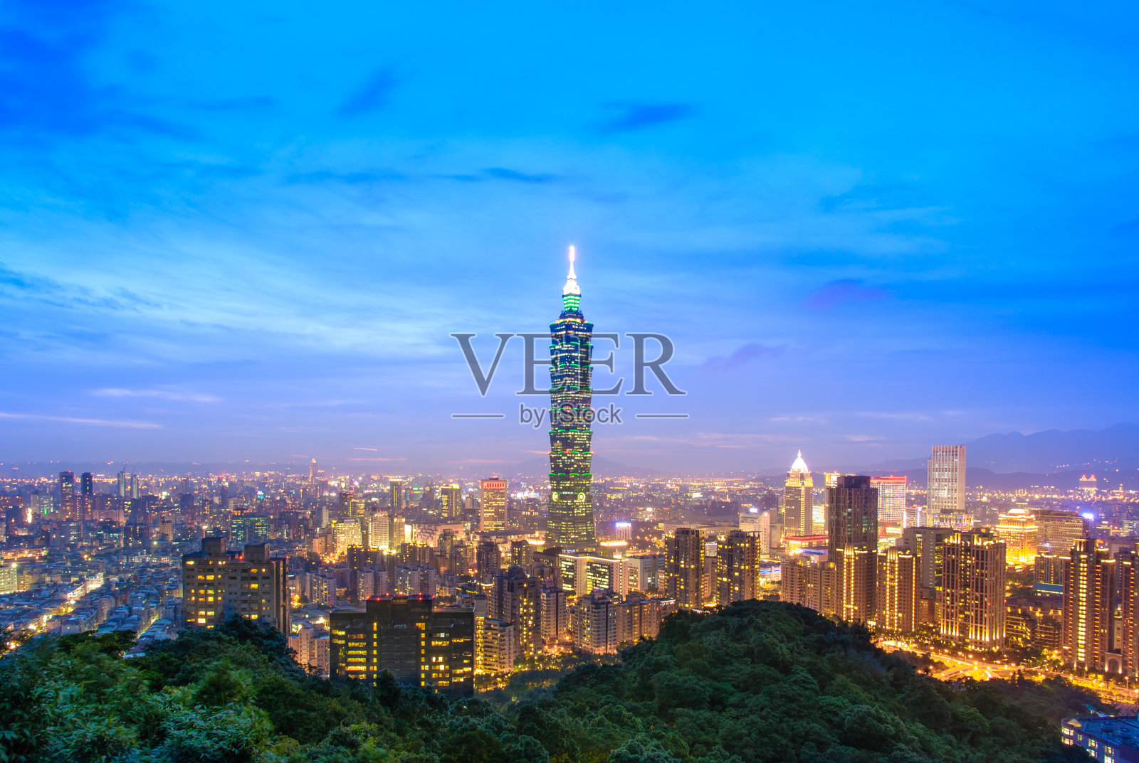 台北城市天际线照片摄影图片