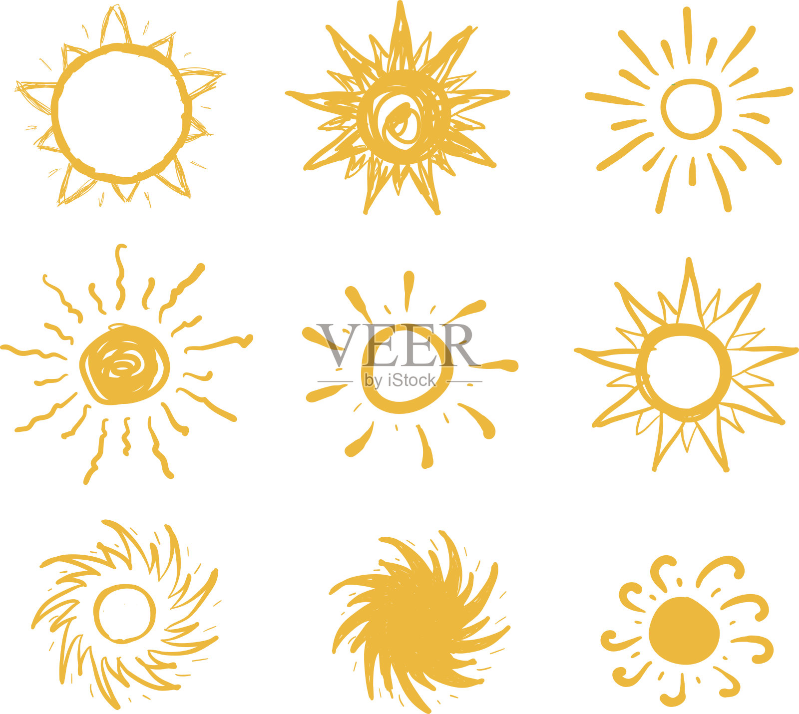 Sun绘制的矢量图标图标素材