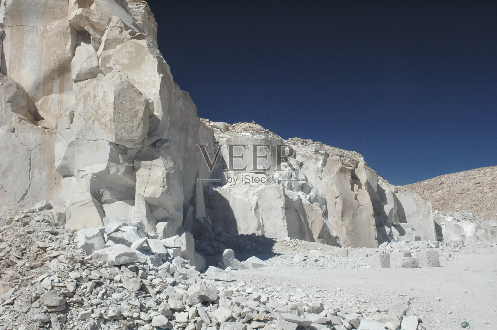 托科瑙的石膏采石场照片摄影图片