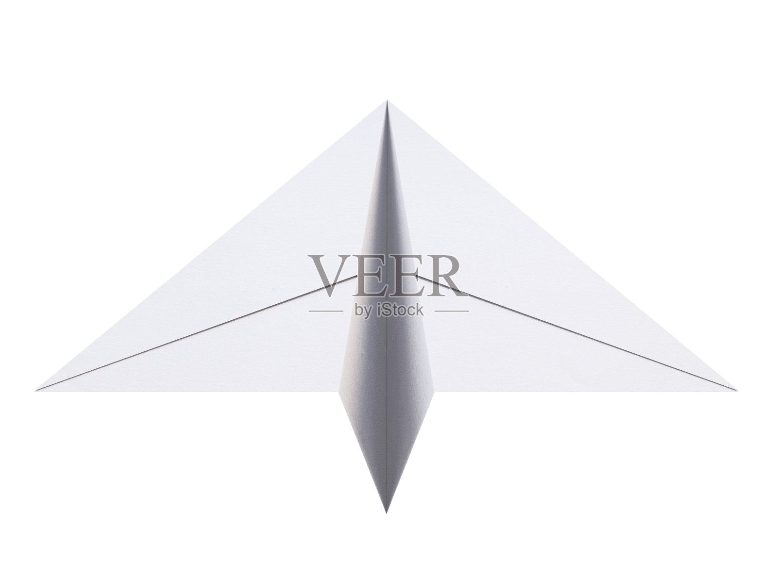 纸飞机。飞机折纸。3 d渲染。照片摄影图片