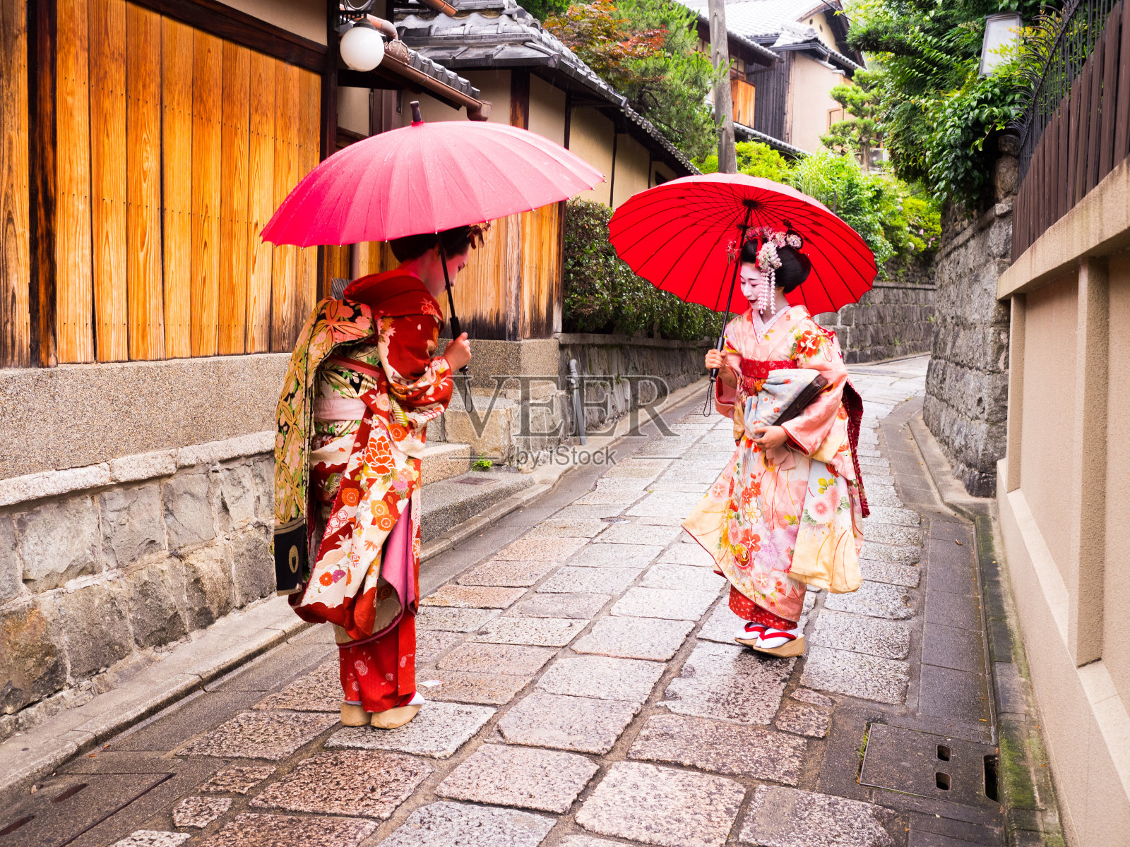 京都美丽的舞妓照片摄影图片
