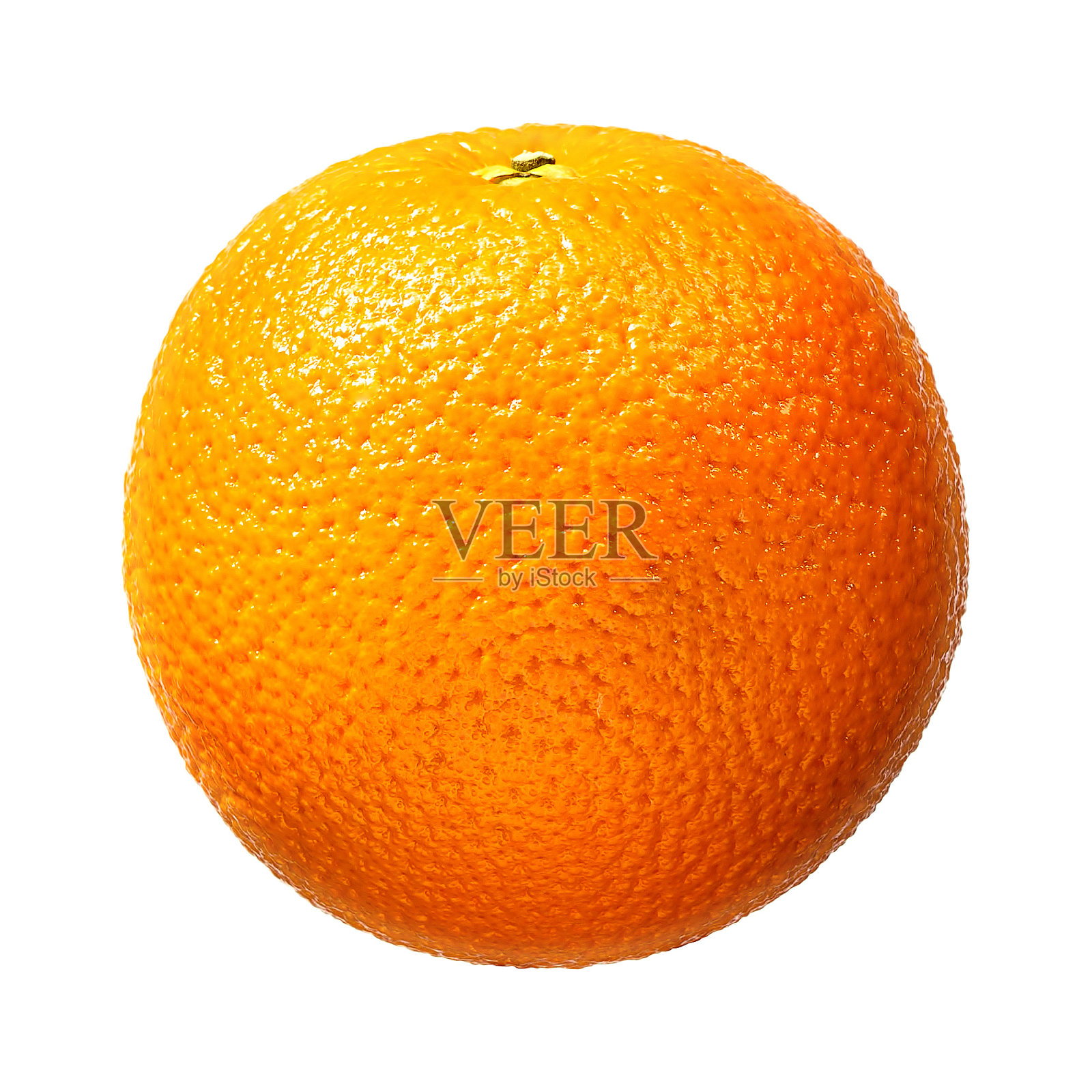 白色背景上分离的新鲜橘果。与剪切路径照片摄影图片