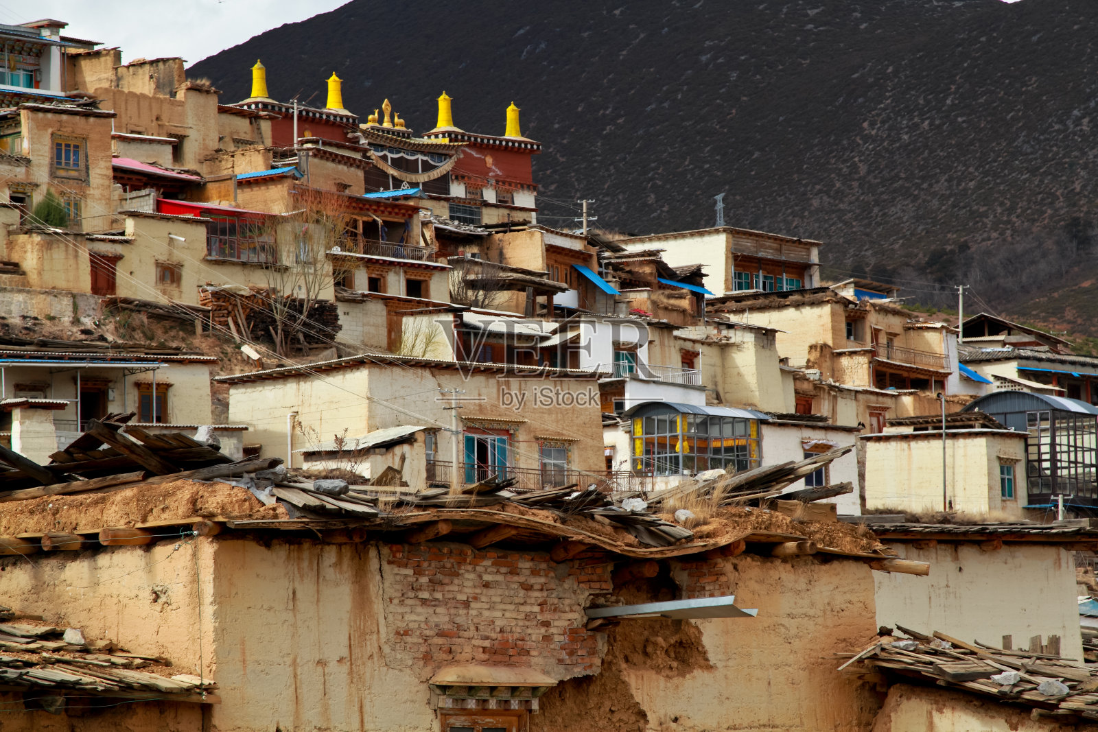 在西藏寺庙照片摄影图片