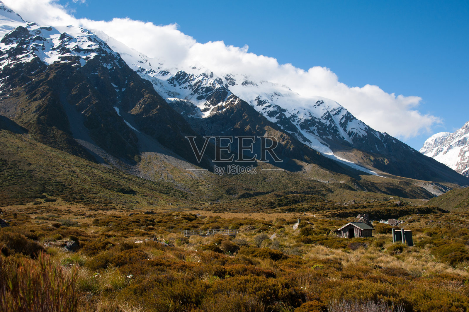 新西兰库克山国家公园的美丽景色照片摄影图片