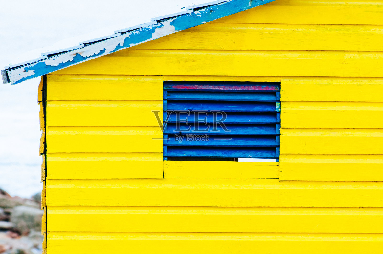 圣詹姆斯湾色彩斑斓的海滩小屋照片摄影图片