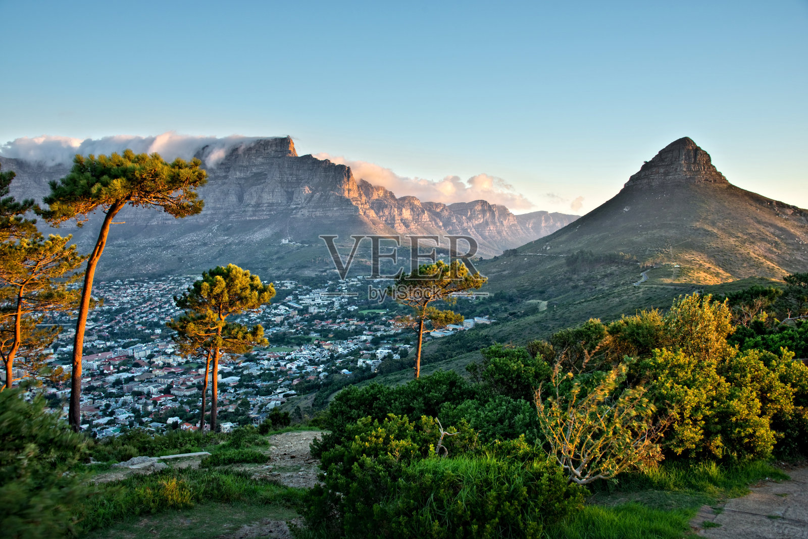 信号山，开普敦，南非照片摄影图片