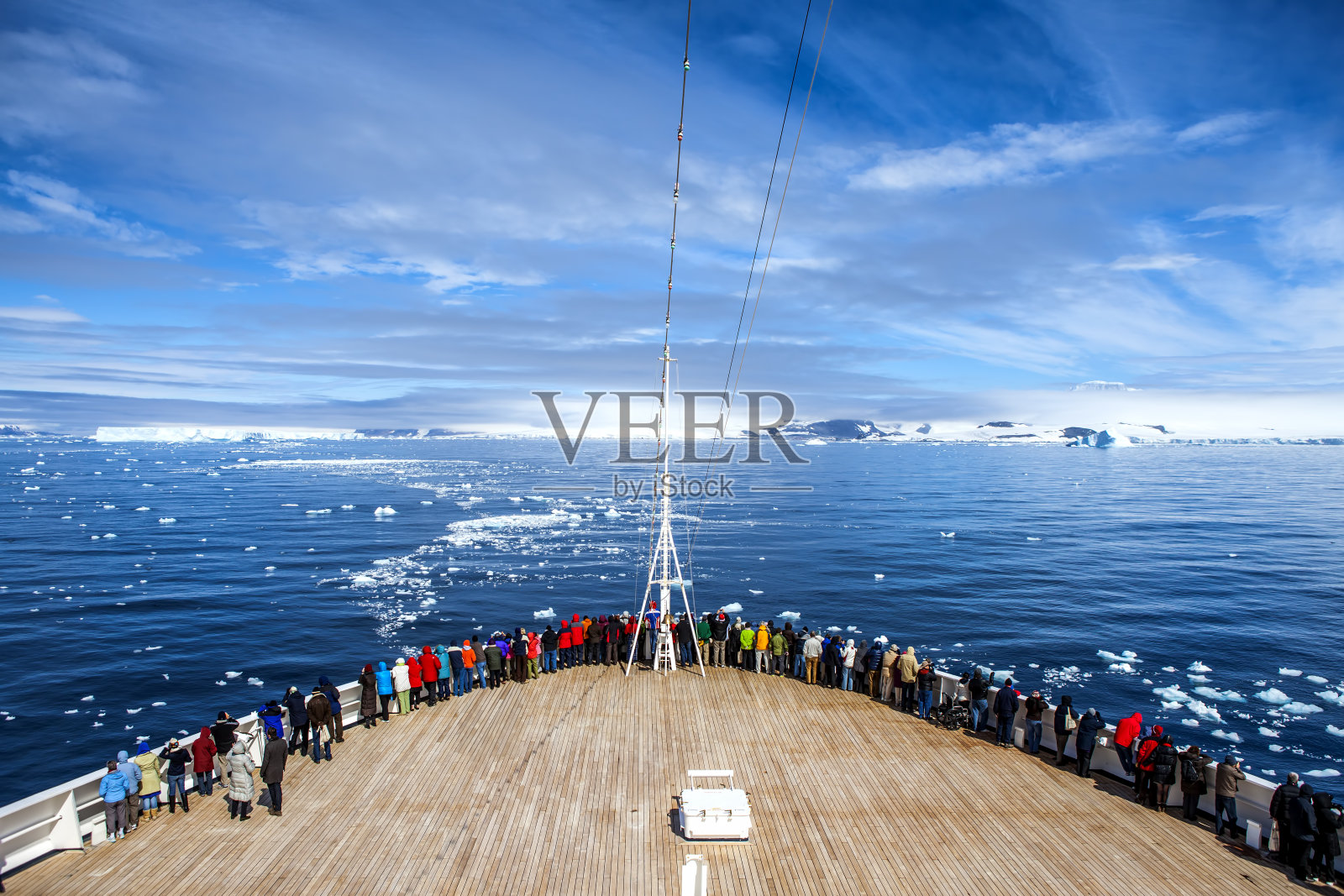 南极洲的游轮照片摄影图片