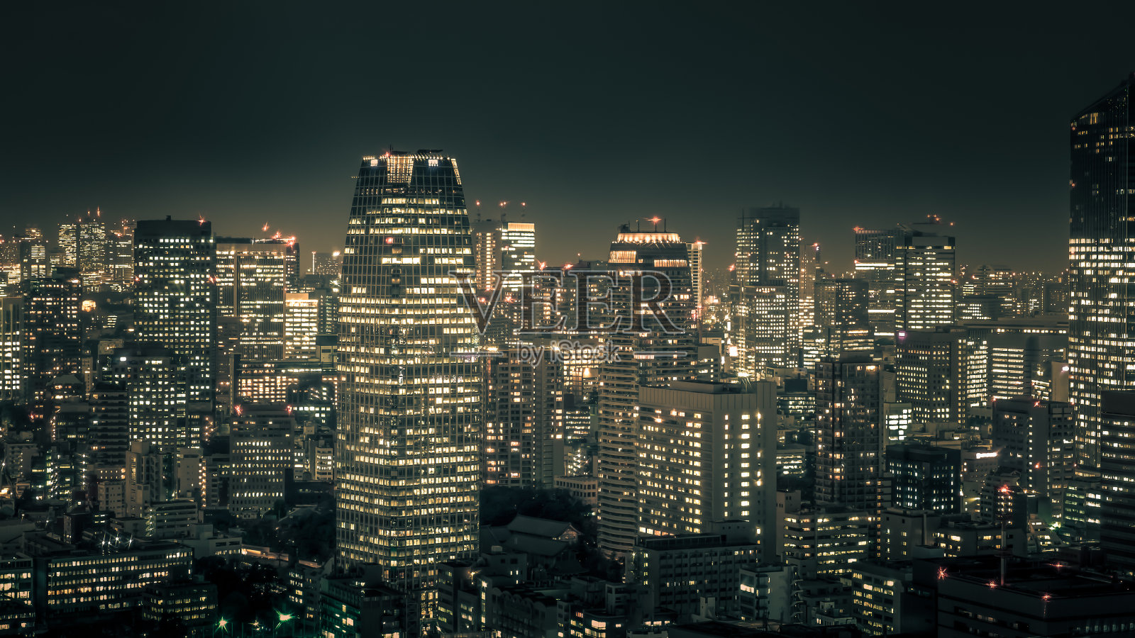 东京城市夜景照片摄影图片