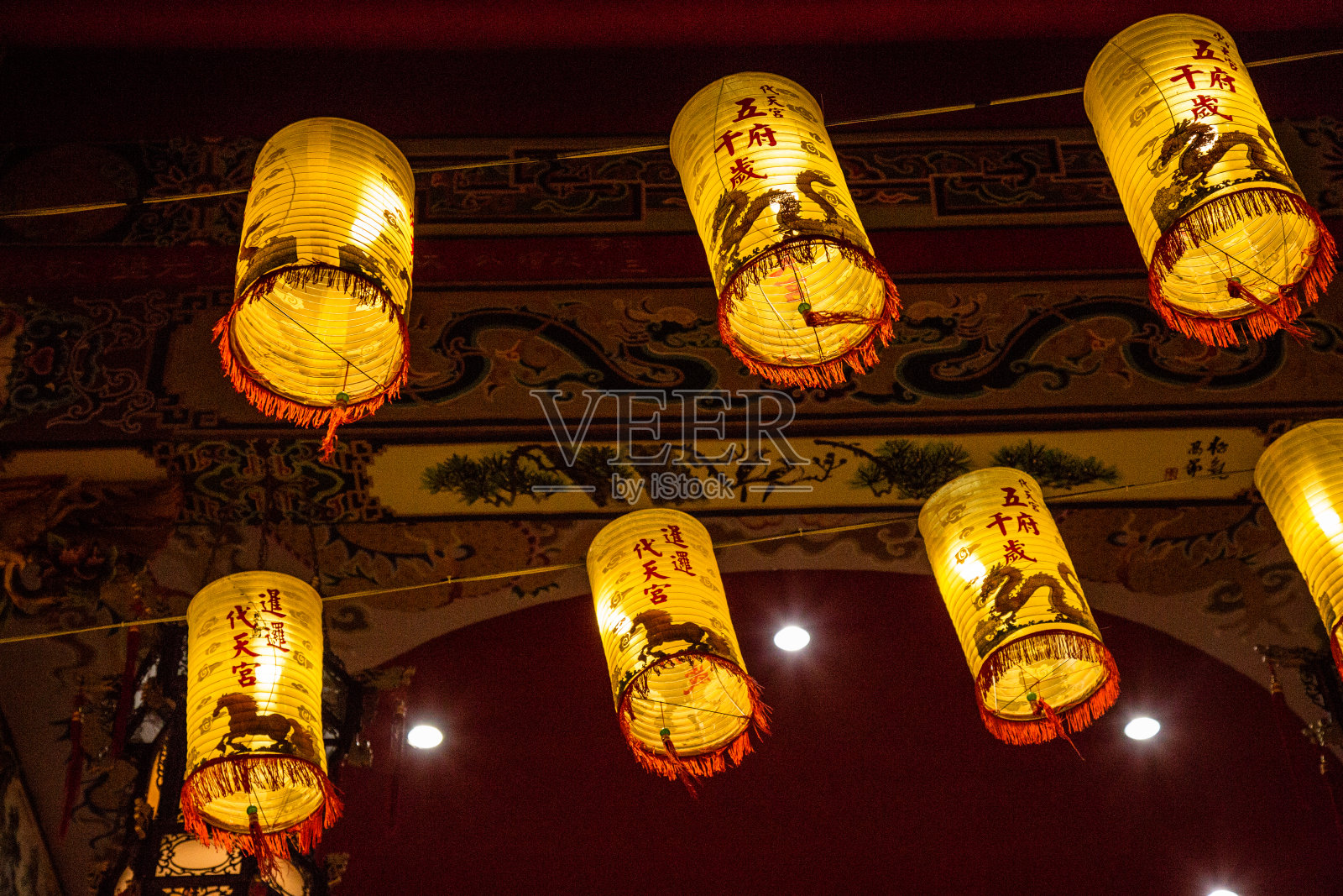 中国新年，灯笼照片摄影图片