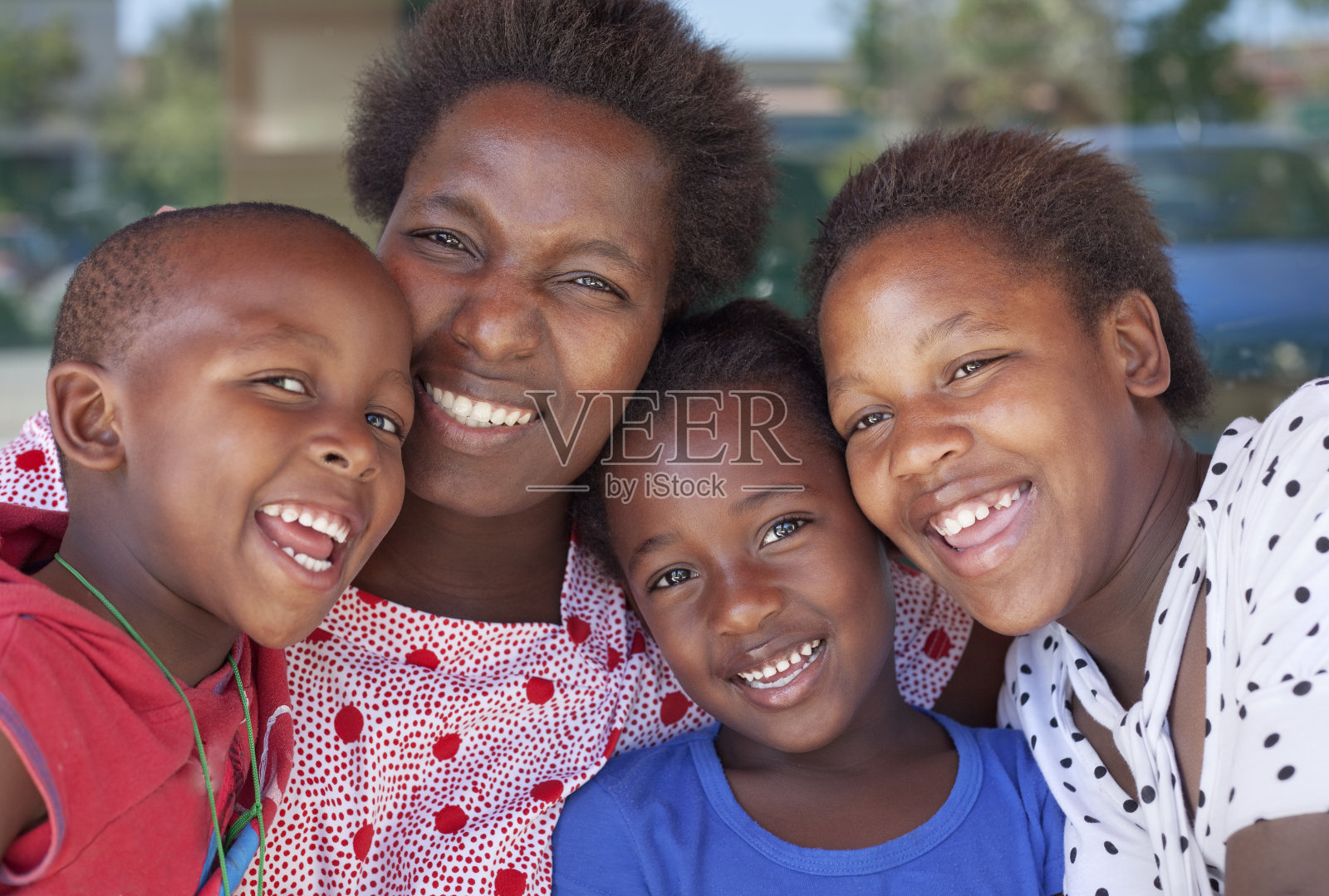 非洲母亲与儿童照片摄影图片