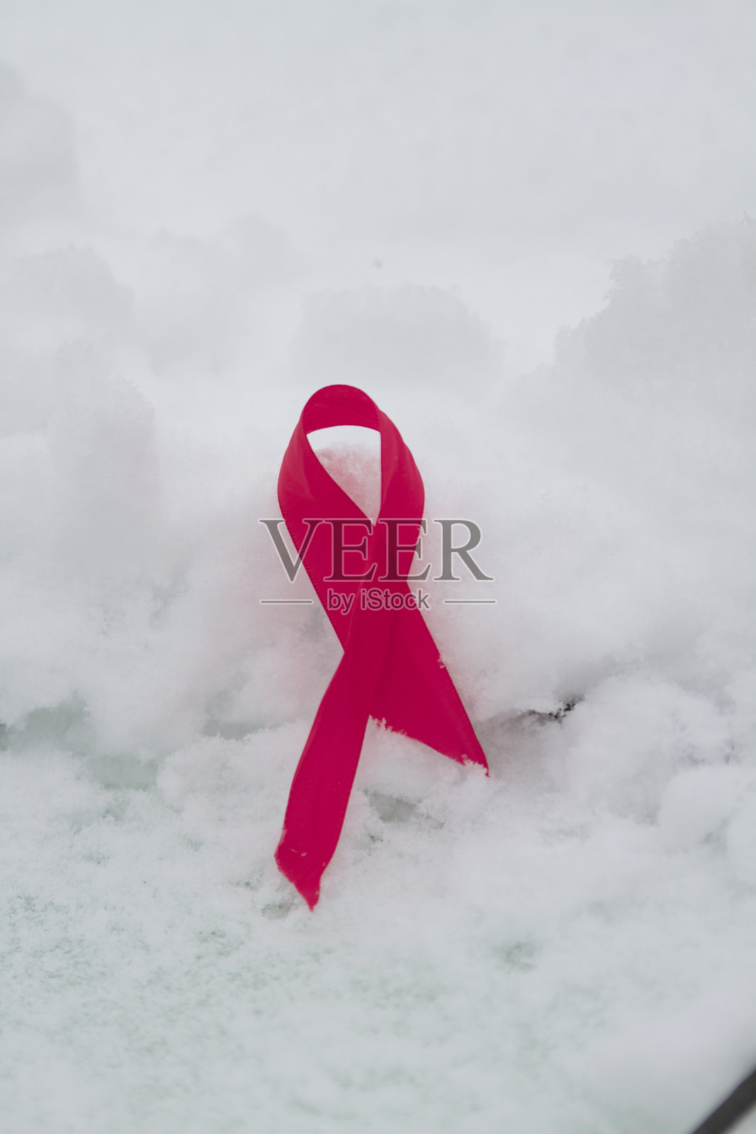 乳腺癌粉色丝带照片摄影图片