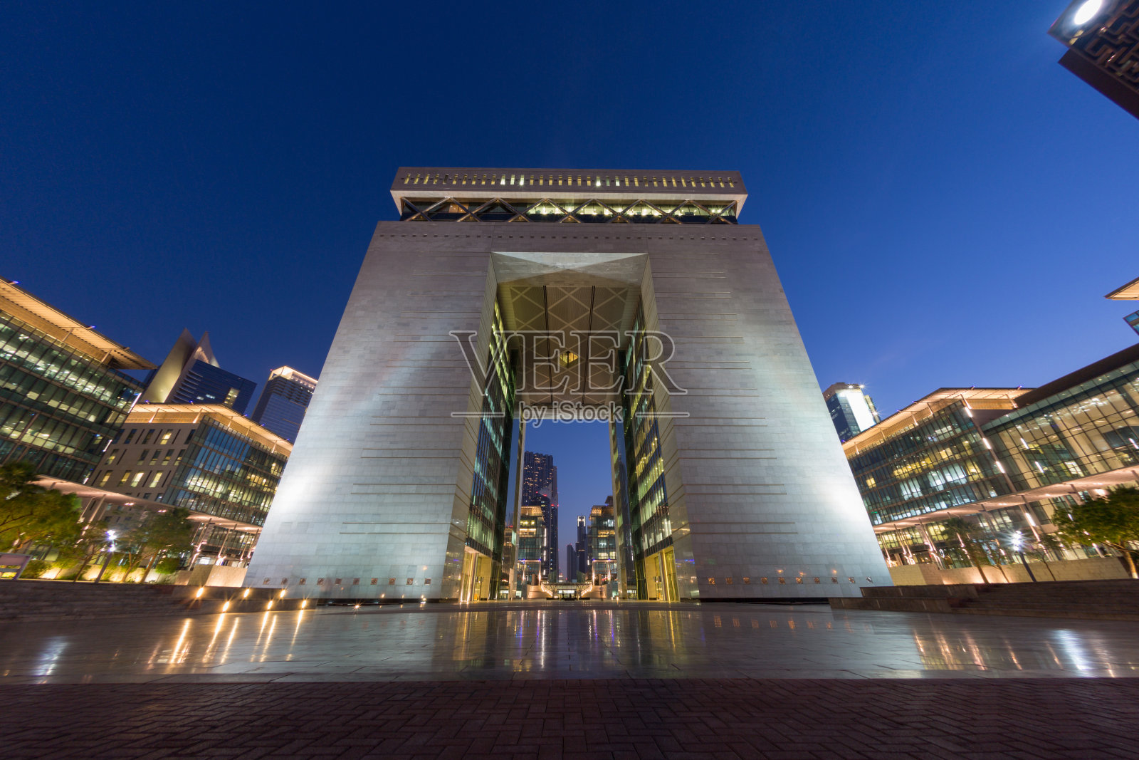 迪拜国际金融中心照片摄影图片
