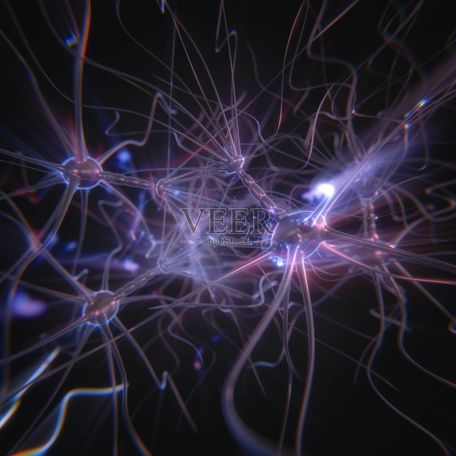 神经元细胞网络方格照片摄影图片