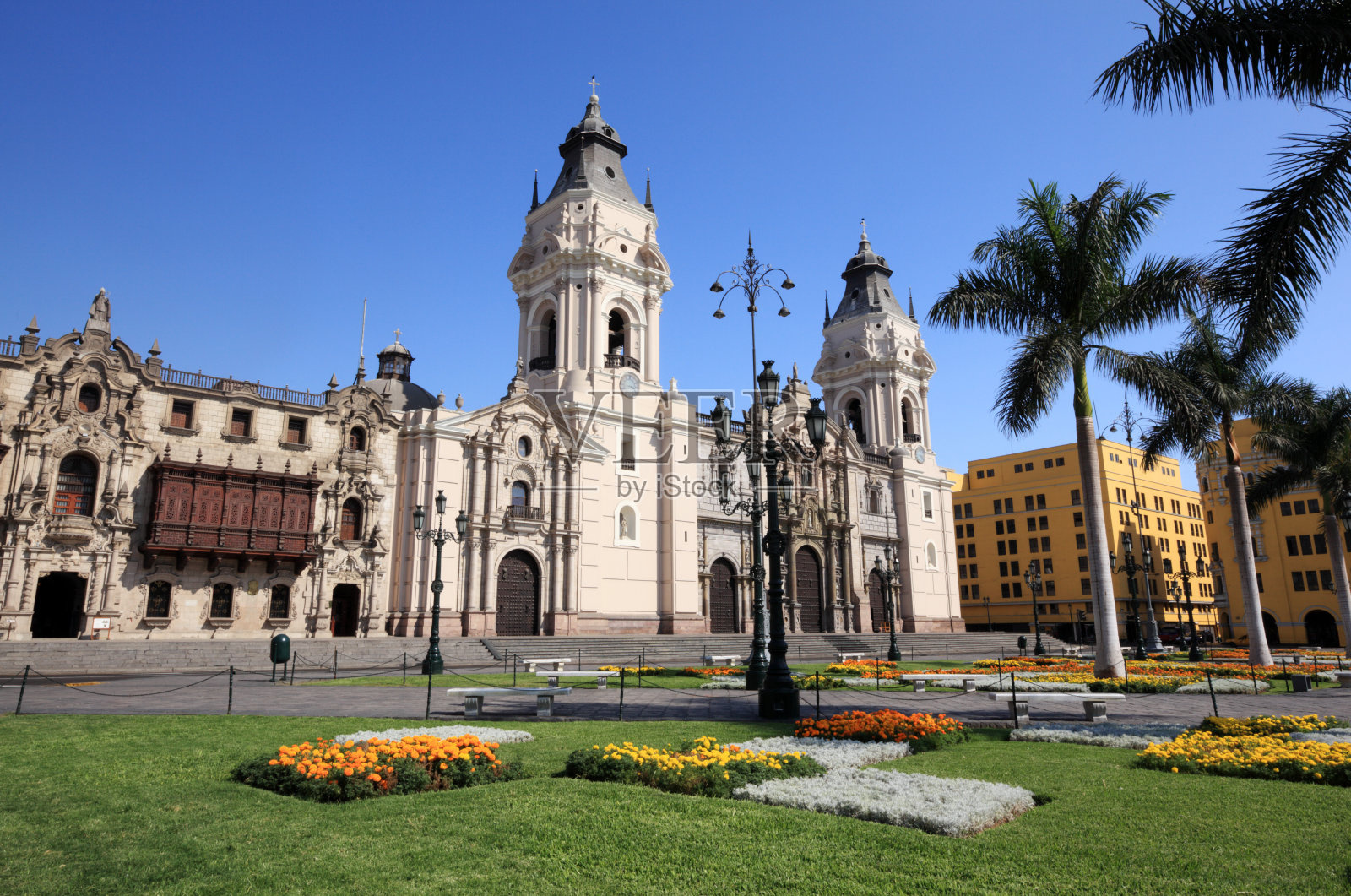 秘鲁利马大教堂照片摄影图片
