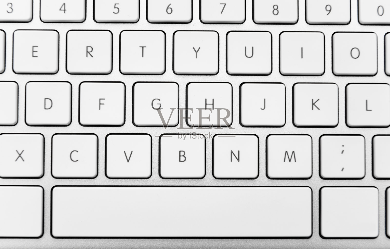 白色键盘壁纸图片