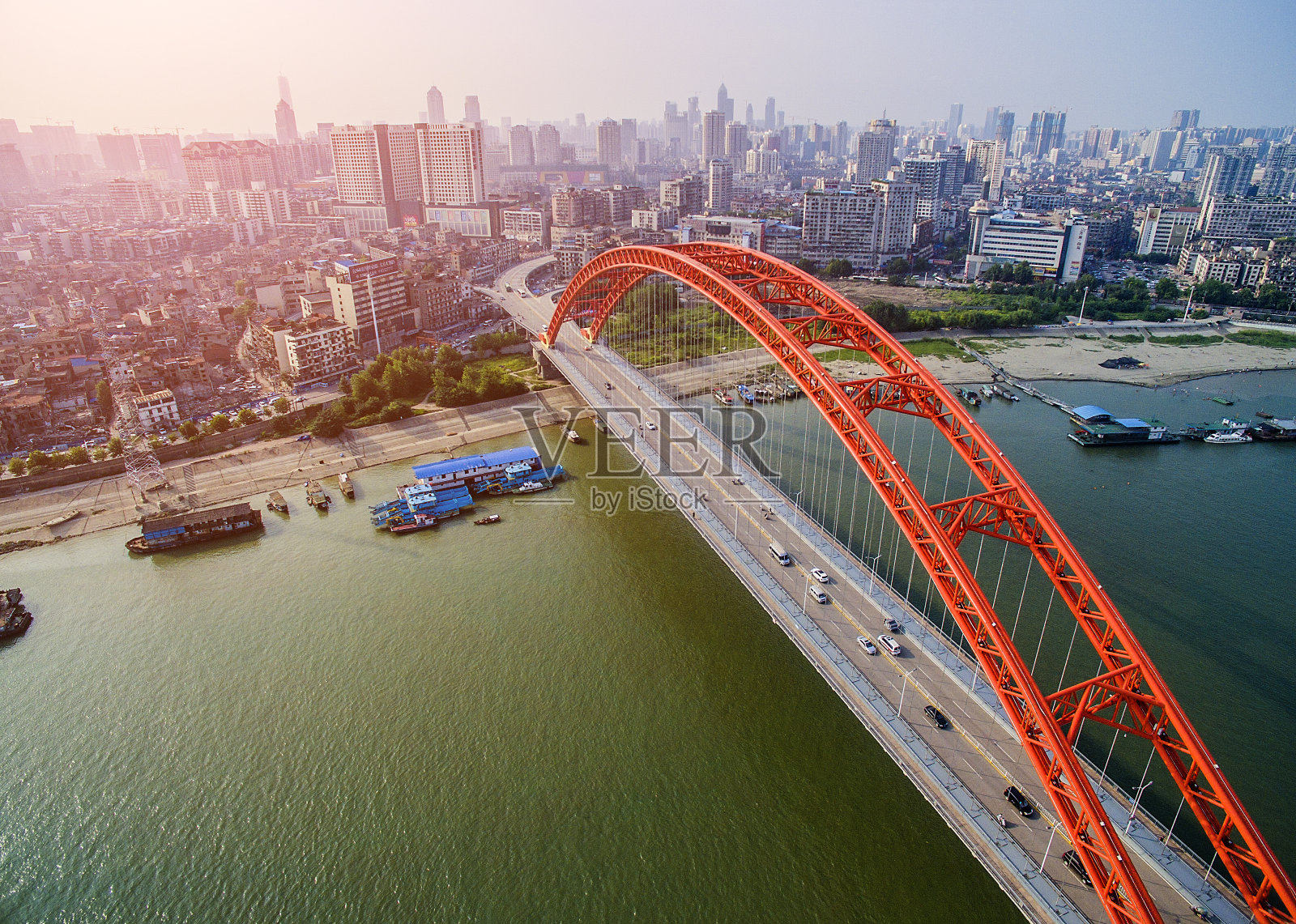 中国武汉青川大桥照片摄影图片