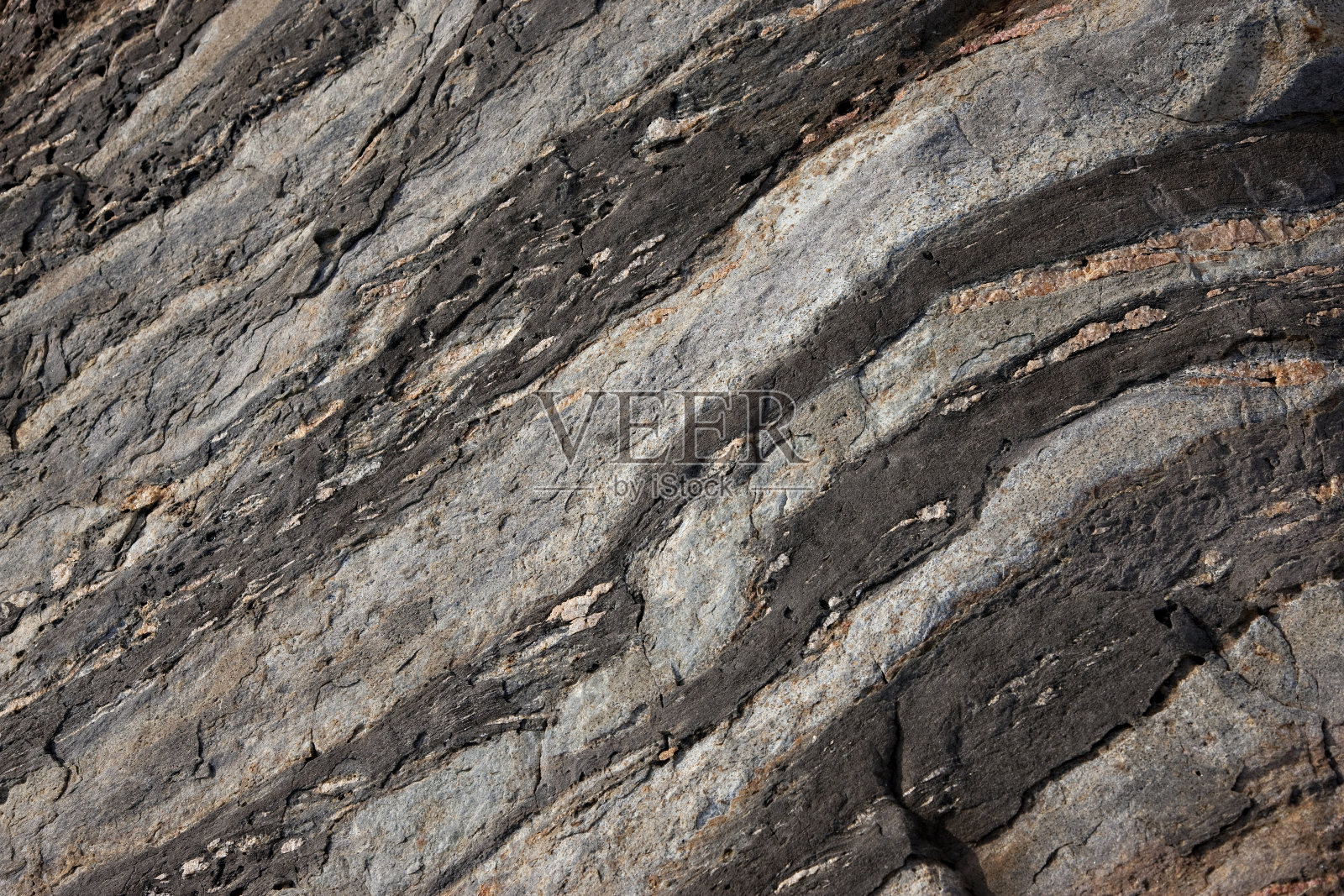 美国缅因州海岸的岩层照片摄影图片
