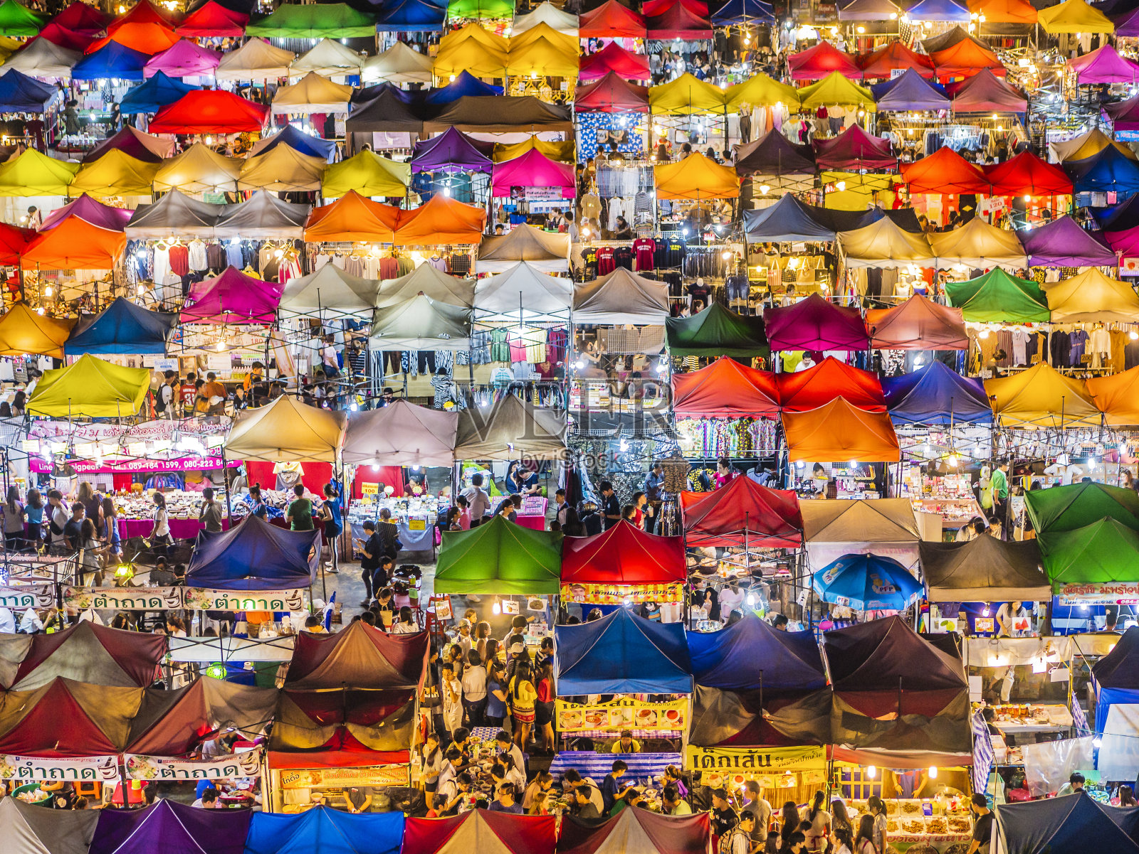 泰国曼谷罗德辉市场照片摄影图片