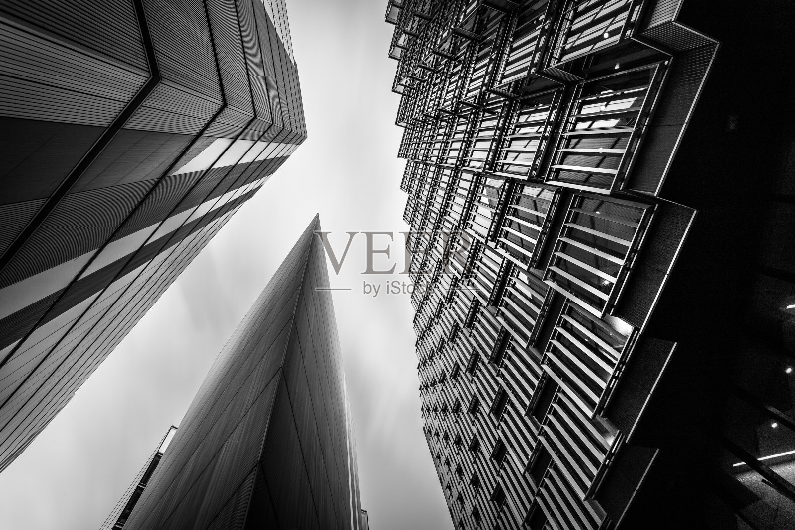 伦敦金融区BW的现代商业建筑照片摄影图片
