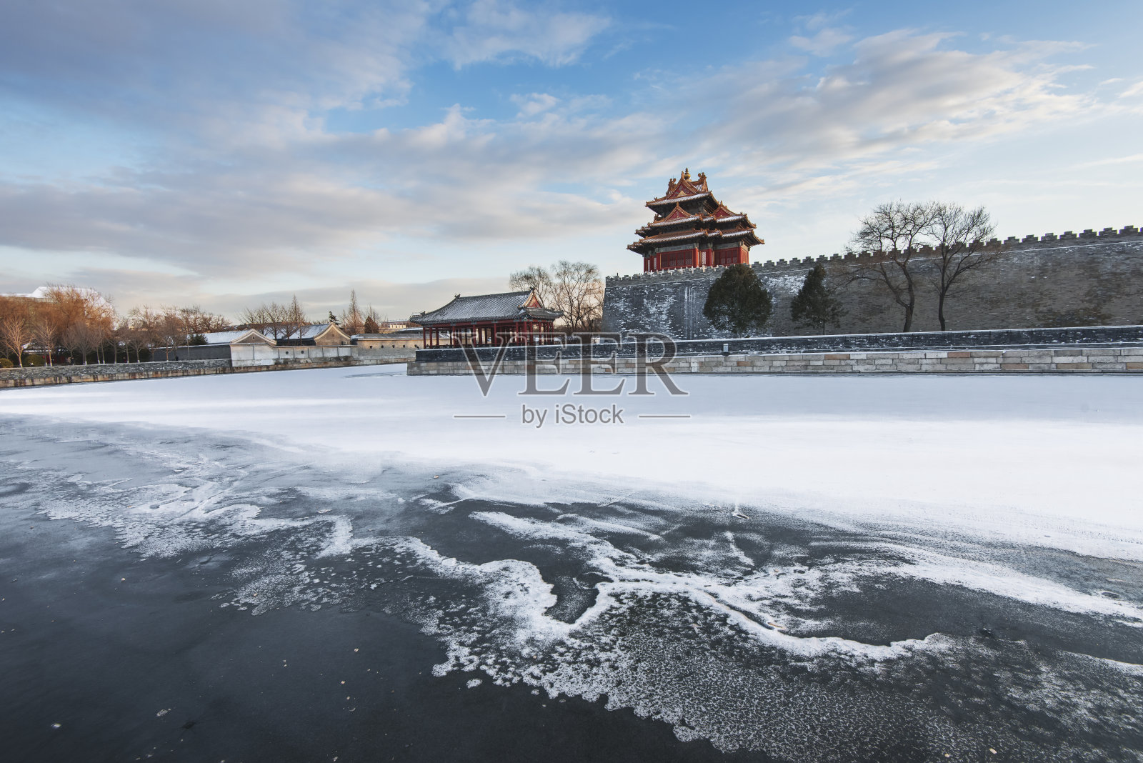 雪中的紫禁城——中国北京照片摄影图片