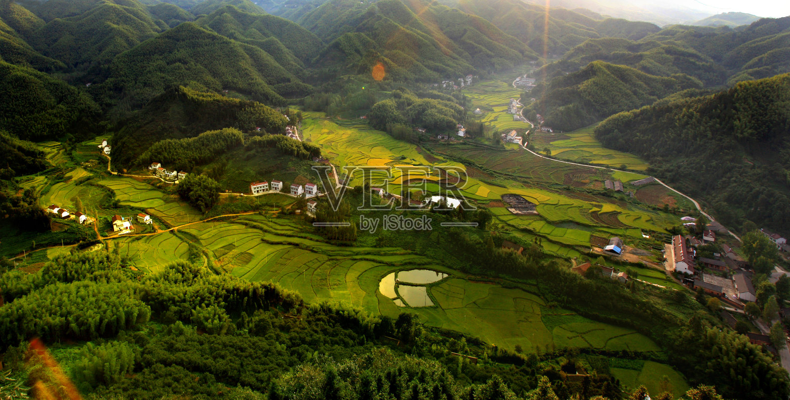 中国的山村照片摄影图片
