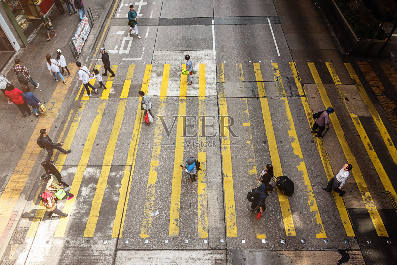 十字路口拥挤的孟角香港九龙照片摄影图片