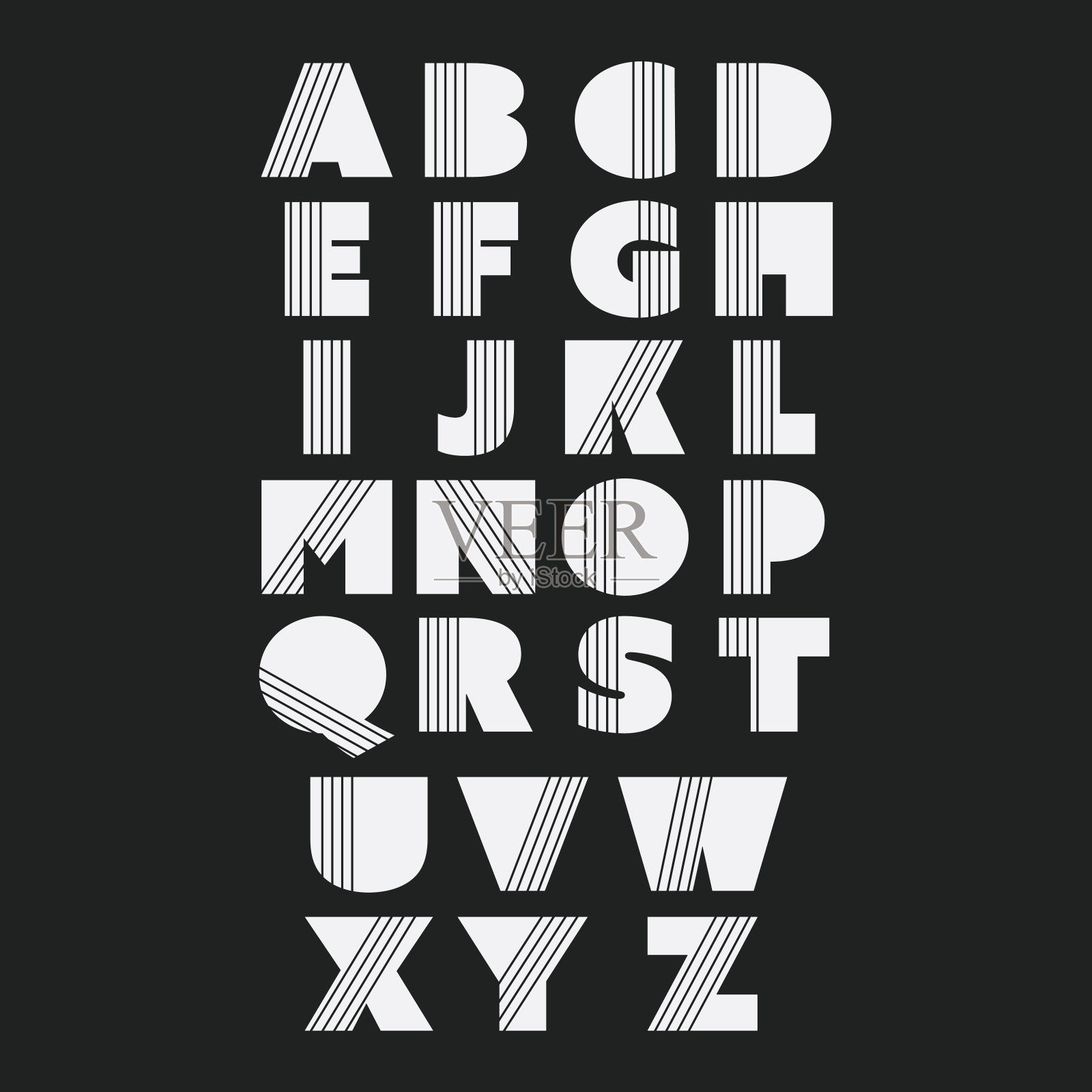 黑白粗体字体设计设计元素图片