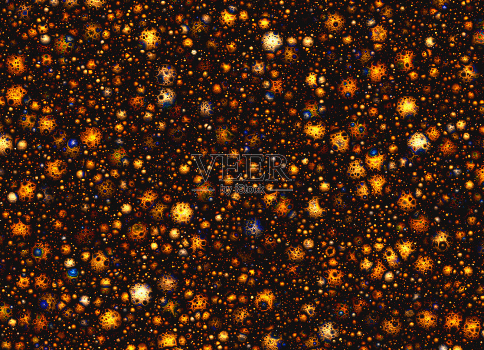 许多小陨石与环形山的太空恒星背景照片摄影图片
