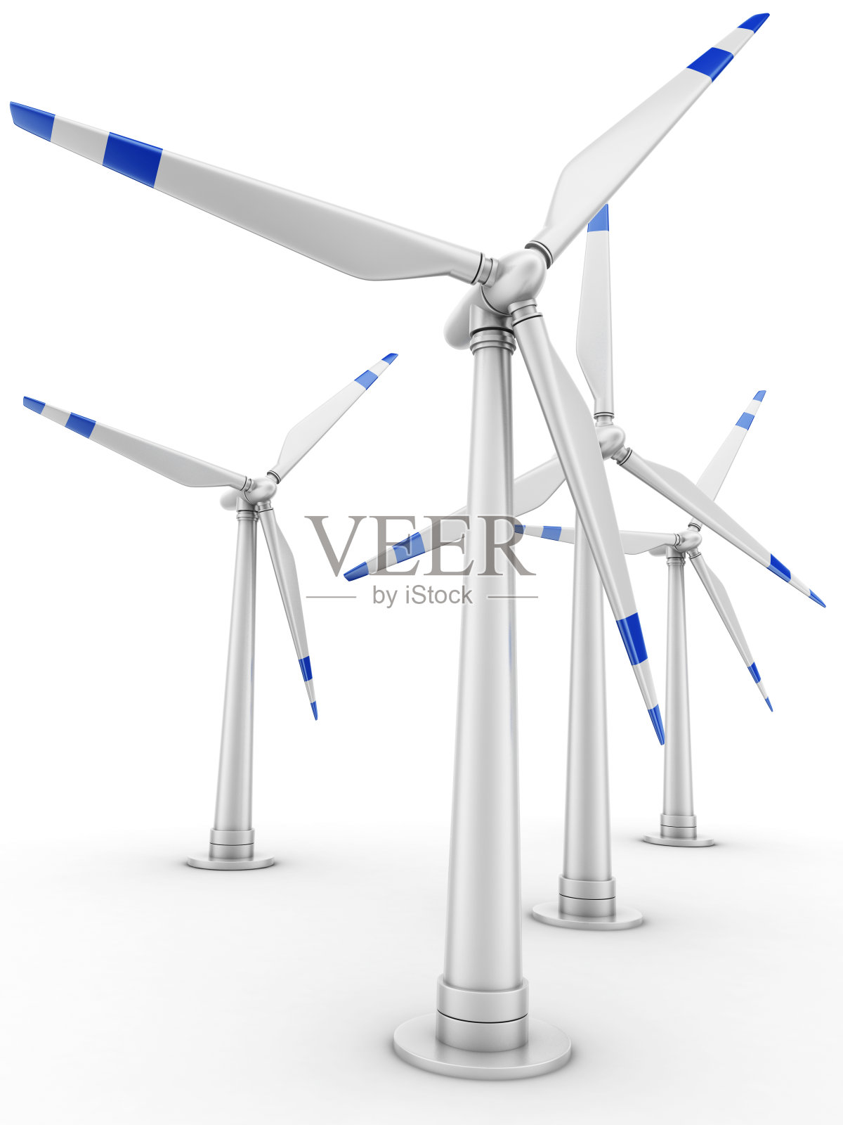风力发电机设计元素图片